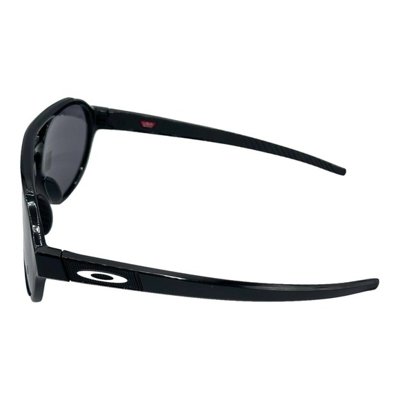 Oakley Forager Asia Fit Polished Black Prizm Grey Lens Sunglasses (Authentic) - Picture 2 of 7